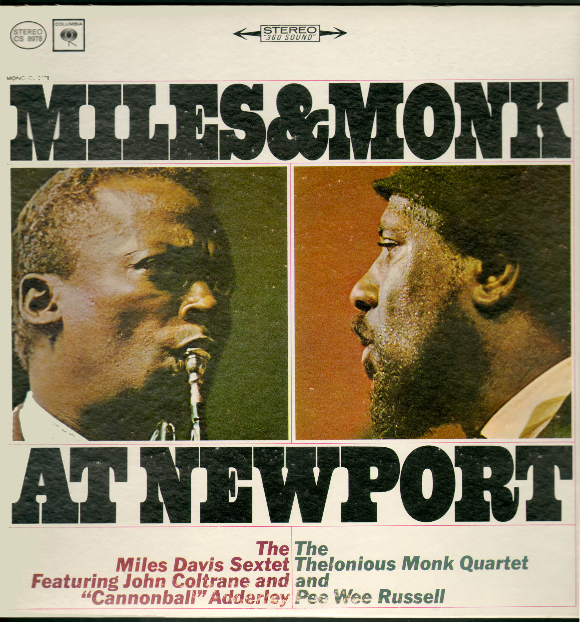 MILES  AND MONK AT NEWPORT LPレコード　アナログ盤