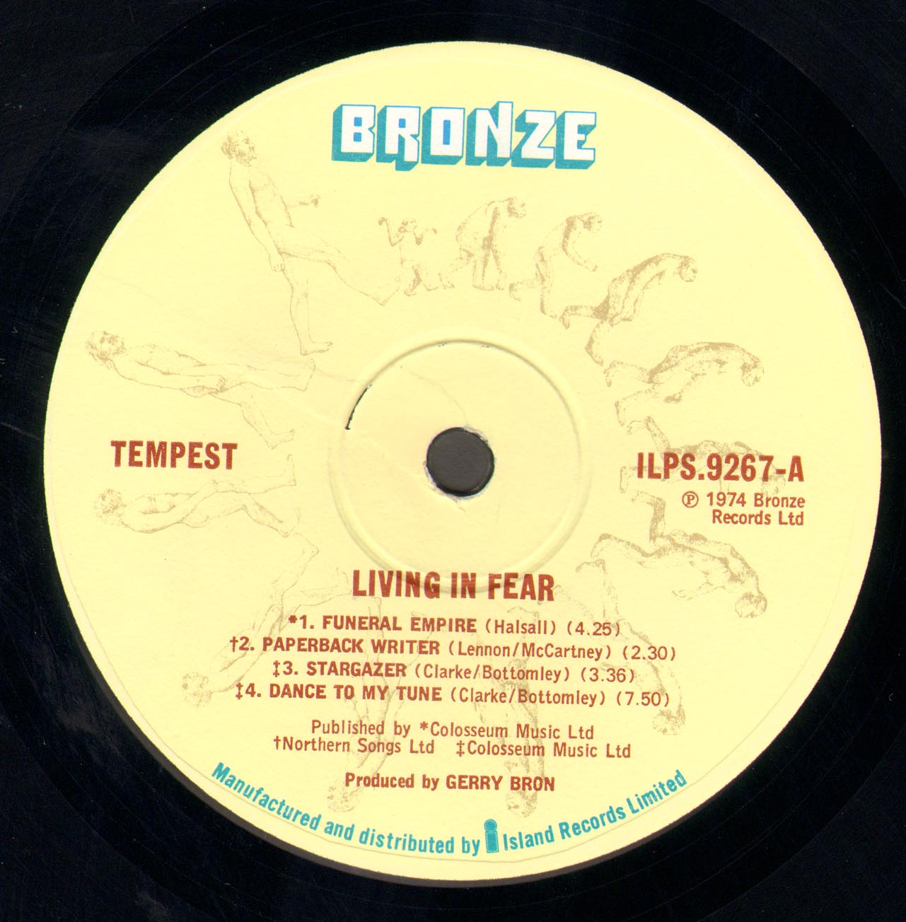 暖色系 TEMPEST☆Living In Fear UK Bronze オリジナル | elecload.com