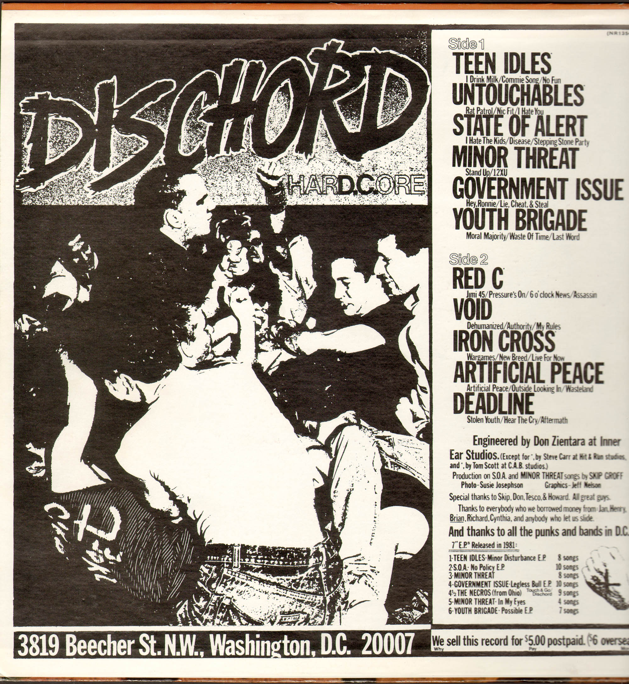 CD V.A./FLEX YOUR HEAD 1982年作品 TEEN IDOLES VOID MINOR THREAT GOVERNMENT  ISSUE YOUTH BRIGADE IRON CROSS DEADLINE - ロック、ポップス（洋楽）