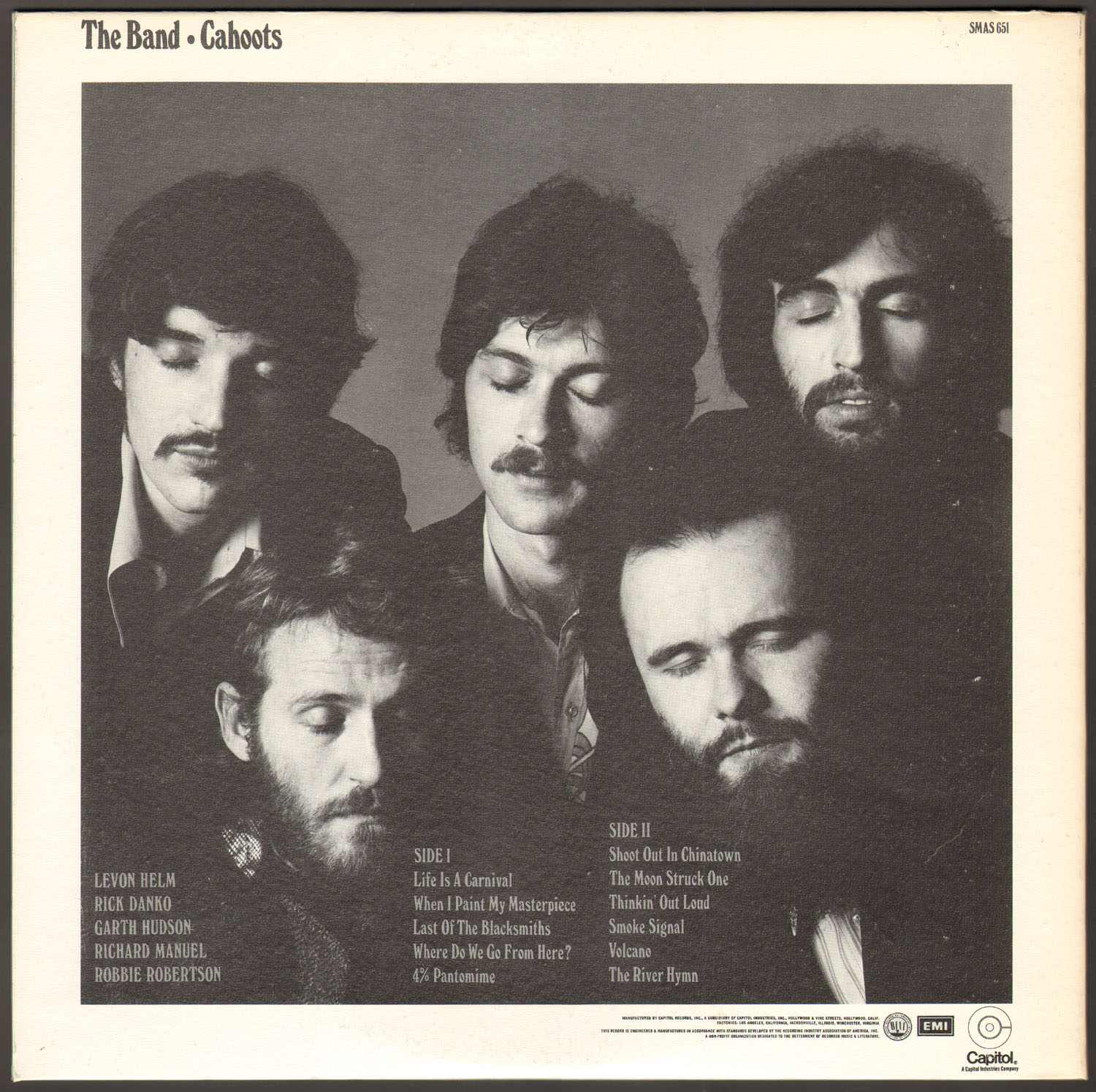 The band. The Band Cahoots 1971. Band. The Band 