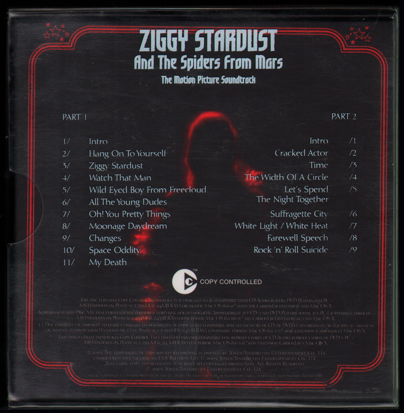 Ziggy Stardust And The Spiders From Mars The Motion Picture Soundtrack 30th Anniversary 2cd 6675