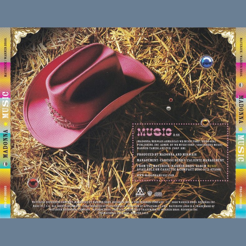 Music - 2000 US Maverick/Warner Bros. label 1 track Promotional Issue CD