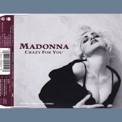 Crazy For You - 1991 - German - Sire/Warner Bros. label - 3 tracks Maxi Picture CD (Reissue)