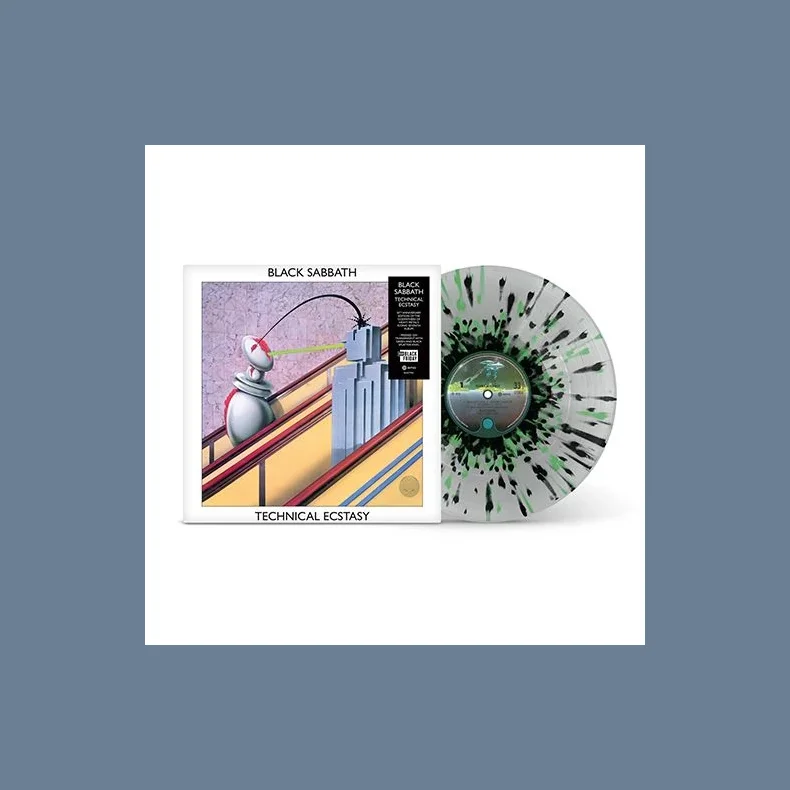 Technical Ecstasy (50th Anniversary) - 2026 UK BMG label Green/Black Splatter vinyl 8-Track LP - Black Friday 2026