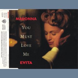 You Must Love Me - 1996 - German - Warner Bros. label  1 track CD single  Promo incl. info sticker