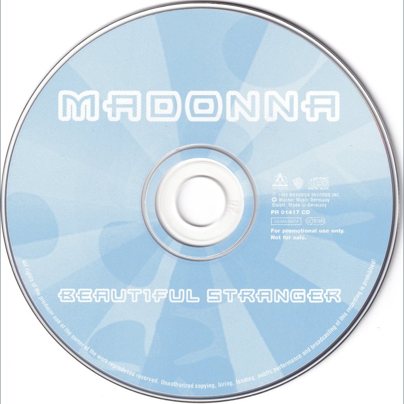 Beautiful Stranger - 1999 - German - Maverick/Warner Bros. label - 2 tracks Promo