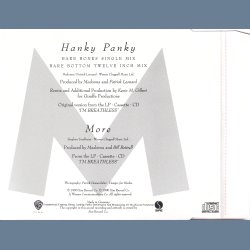 Hanky Panky - 1990 - German - Sire/Warner Bros. label - 3 tracks Maxi CD