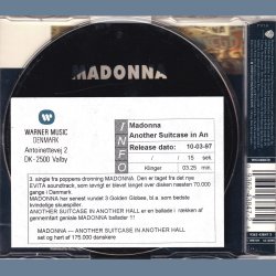 Another Suitcase In Another Hall - 1997 - German - Warner Bros. label  4 tracks CD incl. info stick