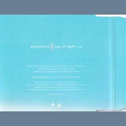 Ray Of Light - 1998 German Maverick/Warner Bros. label 1 track Promotional Issue CD