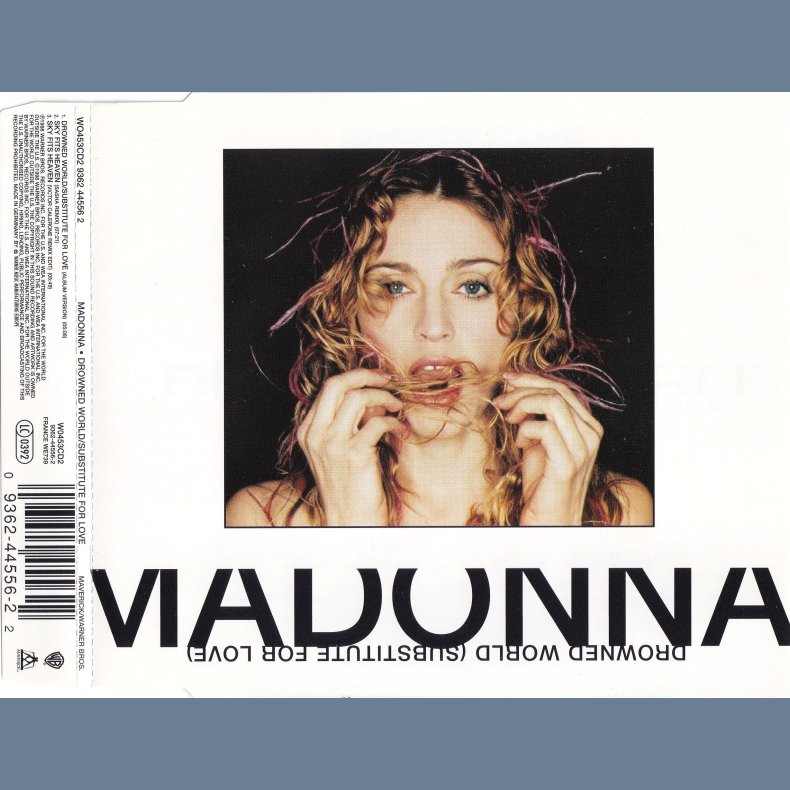 Drowned World/Substitute For Love - 1998 - German - Maverick/Warner Bros. label - 3 tracks Maxi CD 2