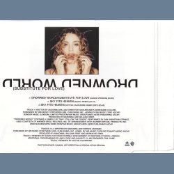 Drowned World/Substitute For Love - 1998 - German - Maverick/Warner Bros. label - 3 tracks Maxi CD 2