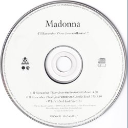 I'll Remember - 1994 - German - Maverick/Warner Bros. label - 4 tracks Maxi CD