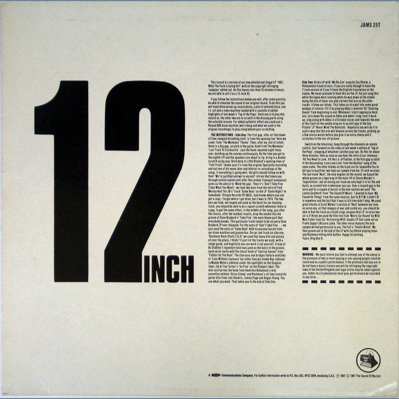 1987 - The Jams 45 Edits