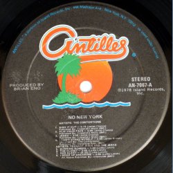 No New York - Original 1978 US Antilles label 16-track LP