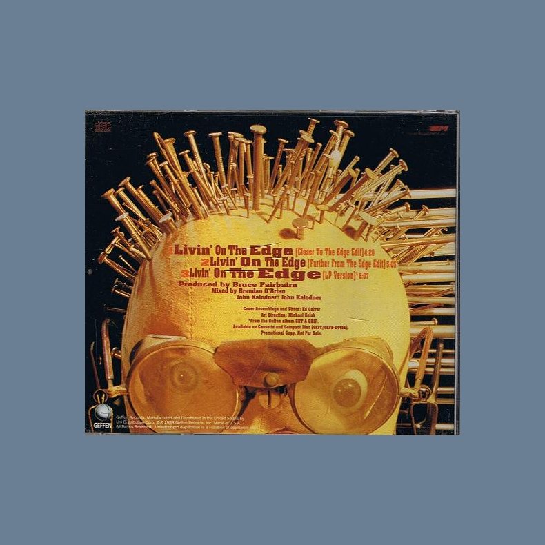 Livin' On The Edge - US 3-track Promotional Issue CD