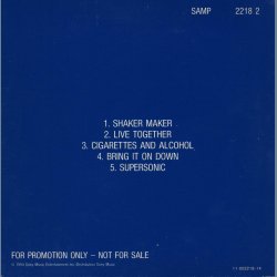 Definitely Maybe - Austrian 5-track Promotional Only Issue Sampler