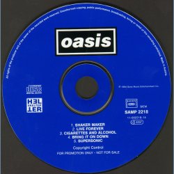 Definitely Maybe - Austrian 5-track Promotional Only Issue Sampler
