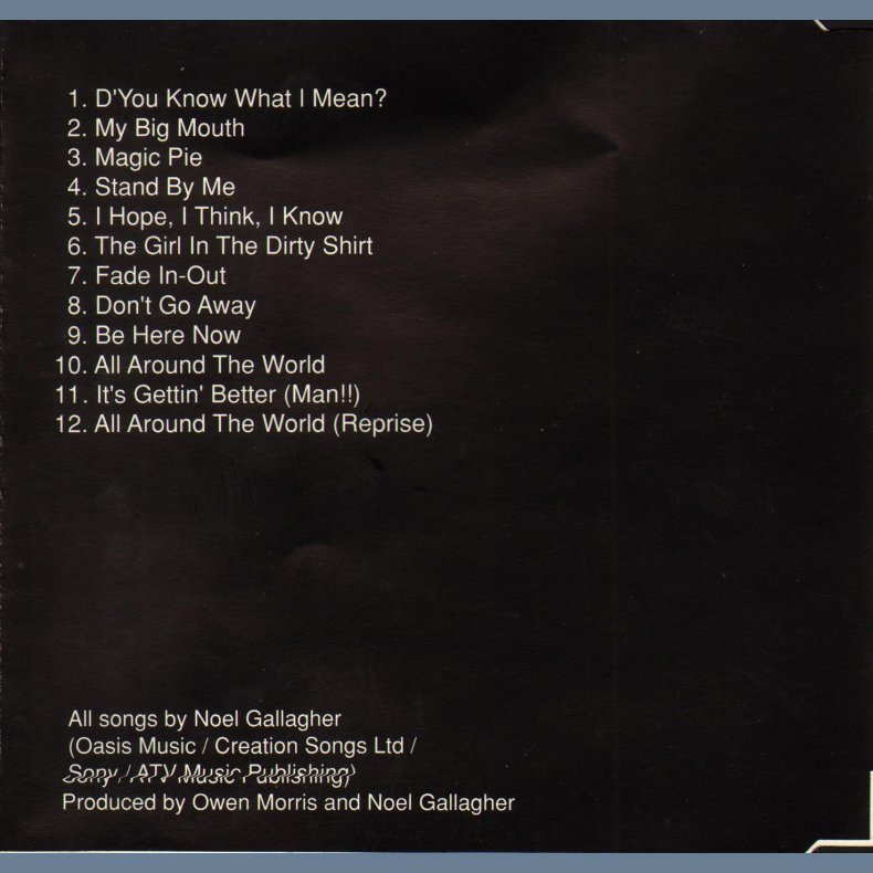 Be Here Now - European Promotional Full Album Issue 