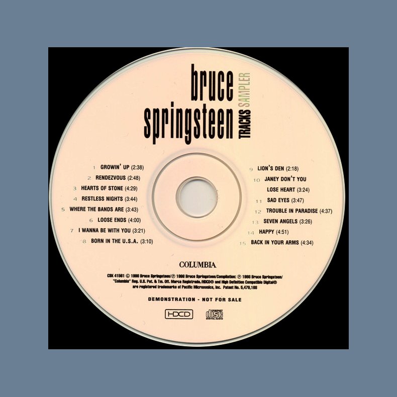 Tracks Sampler -  1999 US Columbia label High Definition Promotional Issue 15-track CD Sampler 