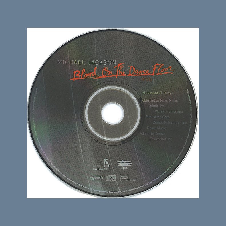 Blood On The Dance Floor - 1997 Austrian pressed Epic label 1-track promotional issue CD
