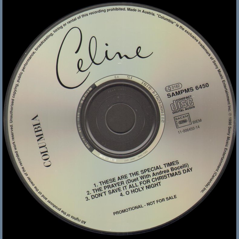 These Are The Special Times - 1998 Austrian pressed 4-track Promotional Issue Album Sampler CD 