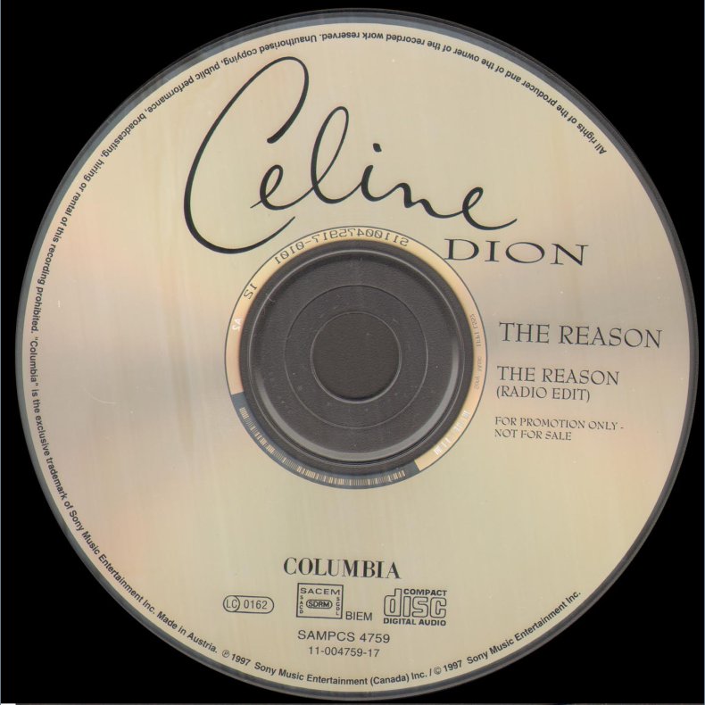 The Reason - 1997 Austrian pressed 1-track Promotional Issue CD