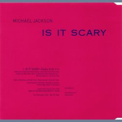 Is It Scary - rare 1997 Dutch pressed 1-track Promotional Issue CD