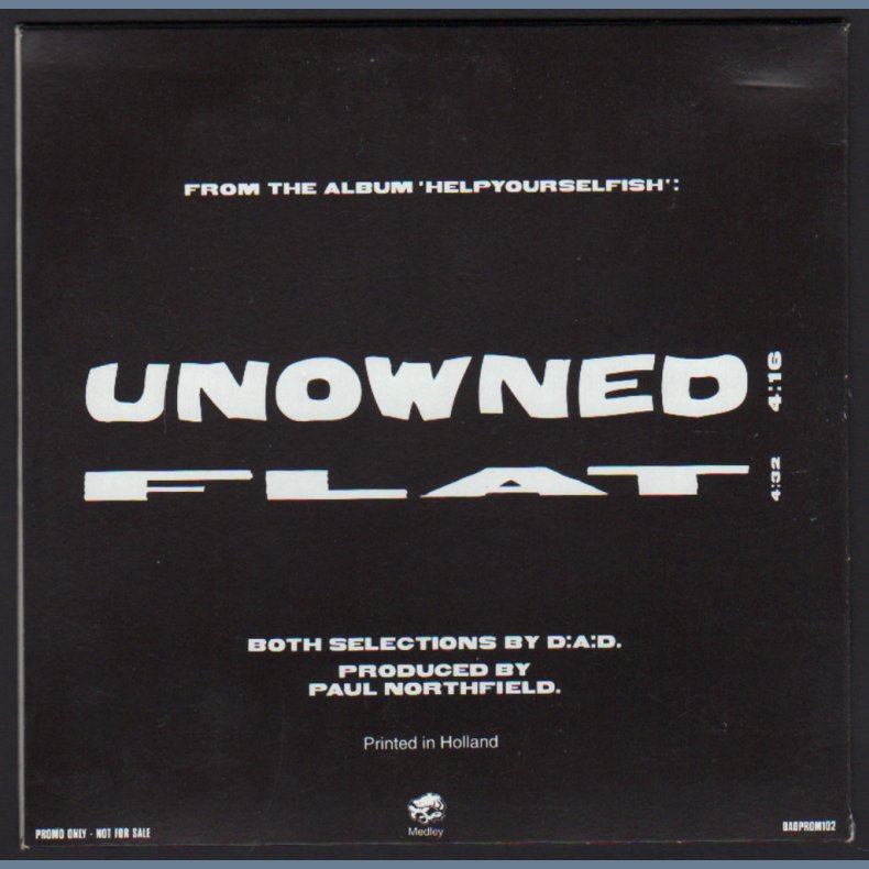 Unowned - Original 1995 Danish EMI-Medley label 2-track Promotional Issue CD