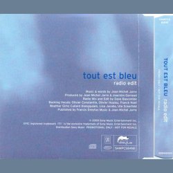 Tout Est Bleu - 2000 Austrian pressed Sony Music label 1-track Promotional Issue CD