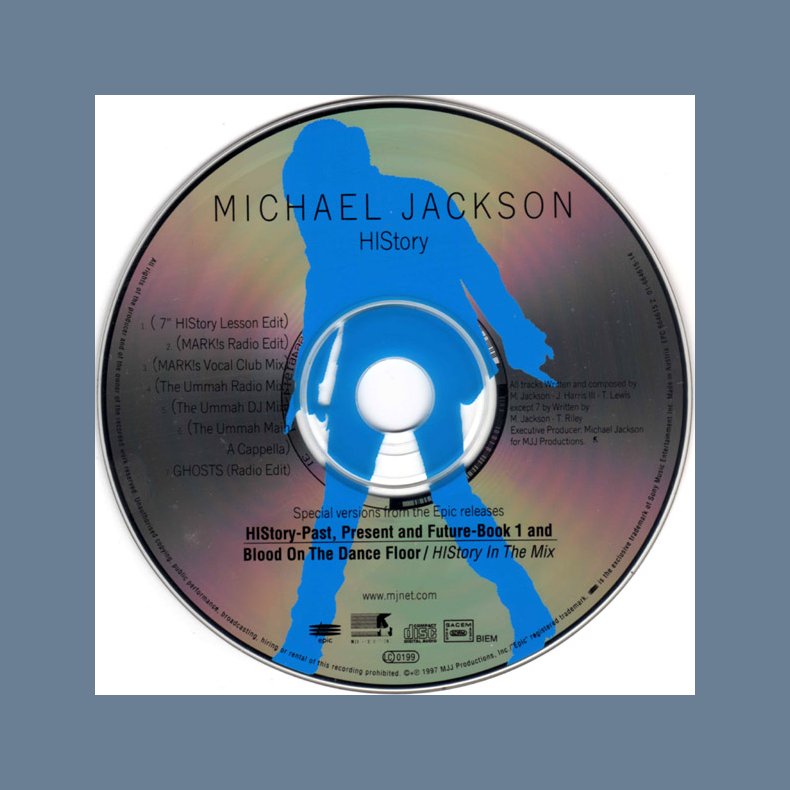 HIStory/Ghosts - Austrian Pressed 7-track CD Single