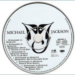 Stranger In Moscow Pt. 1 - 1996 Austrian pressed 6-track CD Single