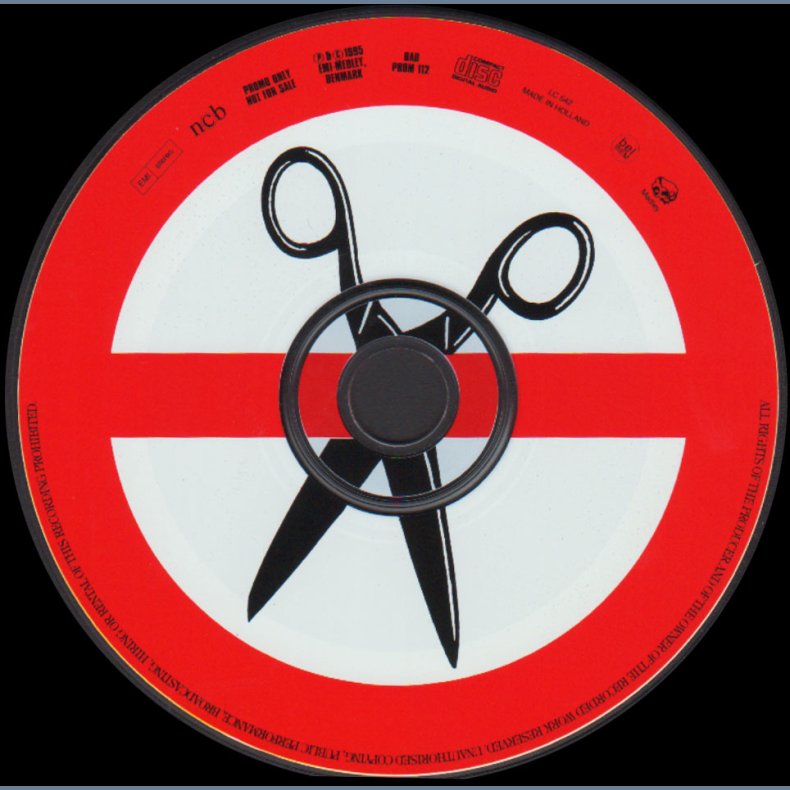 I won't cut my hair - Live - 1995 Dutch pressed EMI-Medley label 1-track Promotional Issue CD