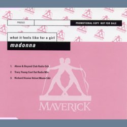 What it feels like for a girl - German 3-track Promotional Issue