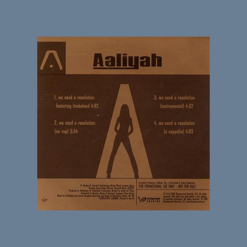 We Need A Resolution - UK 4-track Promotional Issue CD