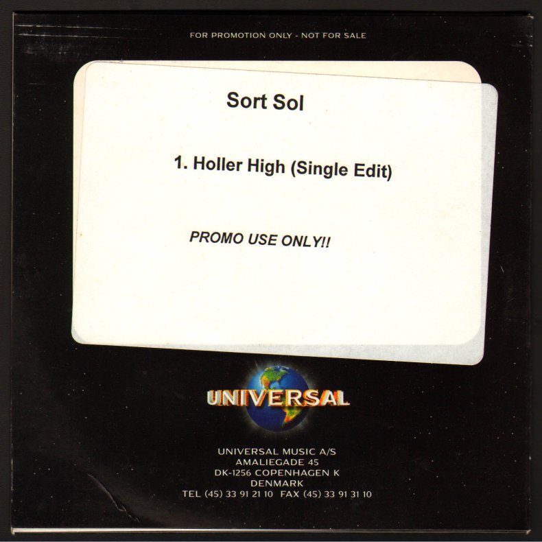 Holler High - 1-track Promotional Issue CD-Acetate