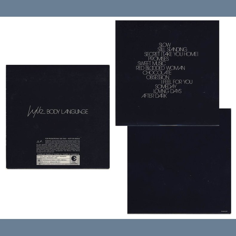 Body Language - Dutch Pressed 12-track Full album CD