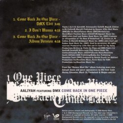 Come back in one piece - 3-track promotional issue CD