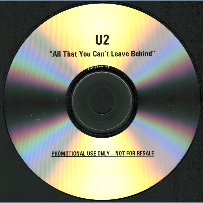 All That You Can't Leave Behind - 2000 UK Island label 11-track CD acetate