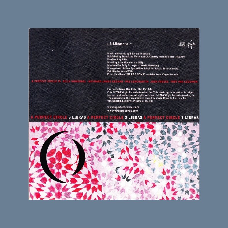 3 Libras - 2000 UK Virgin label 1-track Promotional Issue CD