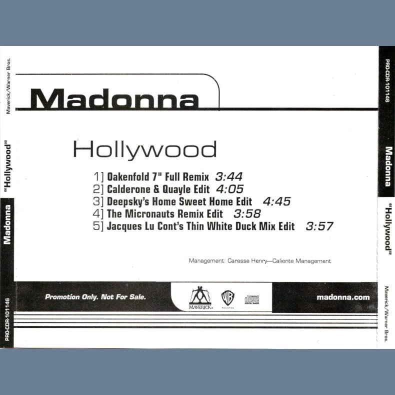 Hollywood - US 5-track Remix Issue