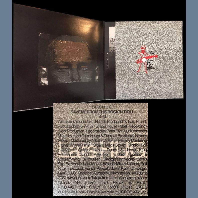 Save Me From This Rock' n' Roll - 2003 Danish Medley label 1-track Promotional CD