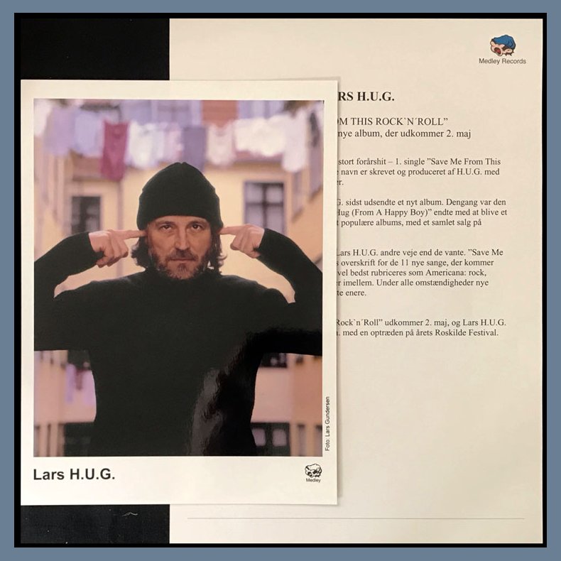 Save Me From This Rock' n' Roll - 2003 Danish Medley label 1-track Promotional CD