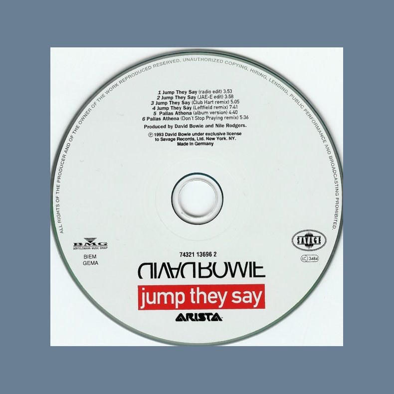 Jump They Say - 1993 German 6-track CD Single