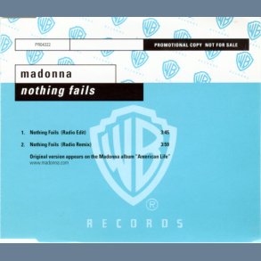 Nothing Fails - German 2-track Promotional Issue