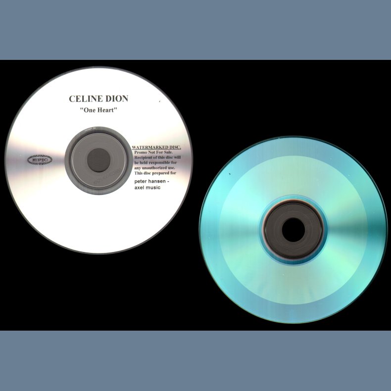 One Heart - 2003  European Epic label Promotional Issue 12-track CD Acetate