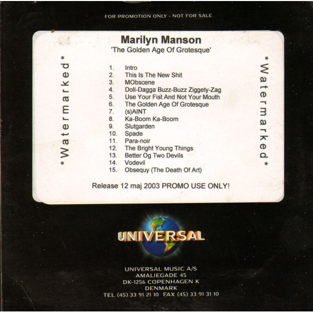 The Golden Age Of Grotesque - All Products - Sound Station