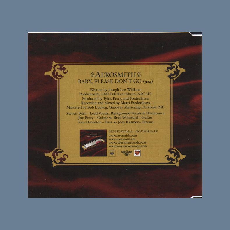 Baby, Please Don't Go - 1-track Promotional Issue CD