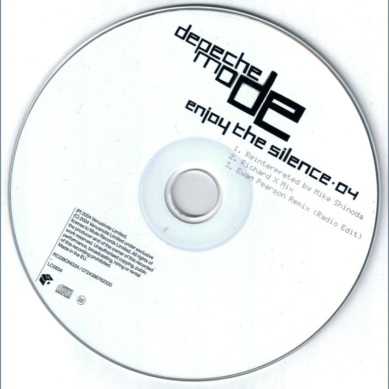 Enjoy The Silence 04 - 2004 UK Mute label Promotional Issue 3-track CD Single