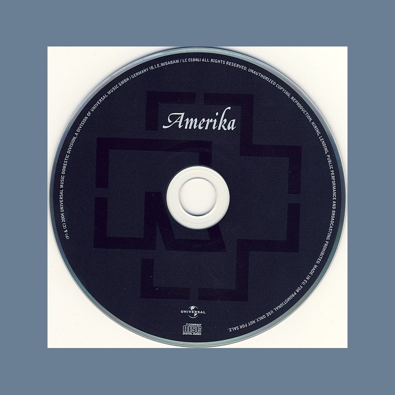 Amerika - 2004 German Universal label 1-track promotional issue CD