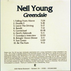 Greendale - Authentic 2003 US Reprise label 10-track Full Album CD Acetate